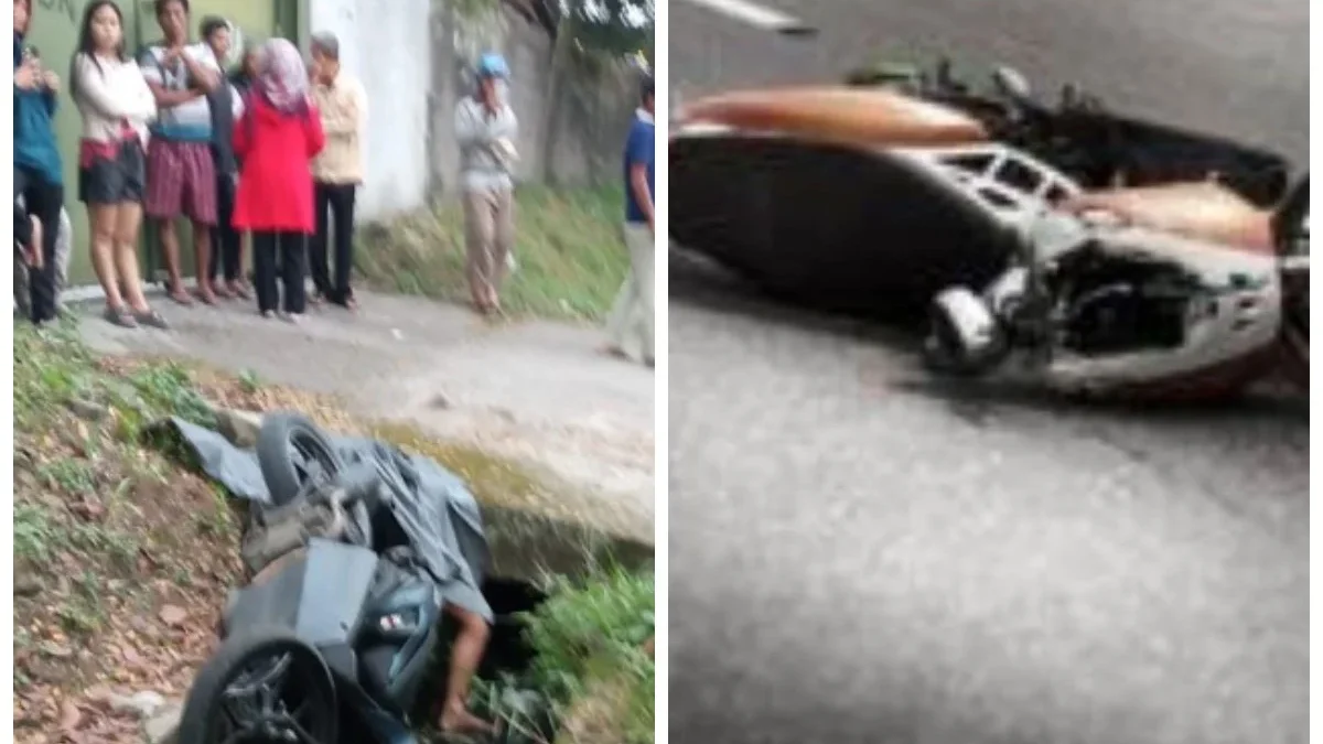 Wajah Tersungkur ke Jalan, Pengendara Motor Meninggal Dunia