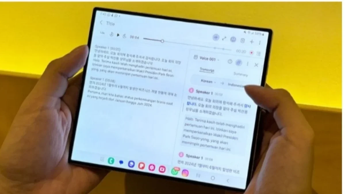 Galaxy Z Fold6 Punya Fitur PDF Overlay Untuk Tingkatkan Produktivitas