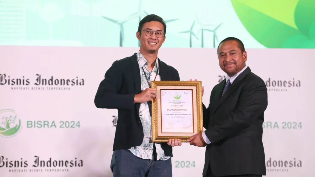 Upaya Nyata BRI Atasi Masalah Sampah dan Lawan Perubahan Iklim Buahkan Penghargaan Platinum pada BISRA Awards