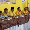 BAHAS: Para pengurus DPD Partai Golkar Kabupaten Sumedang menggelar Rapat Pleno Diperluas untuk membahas calon