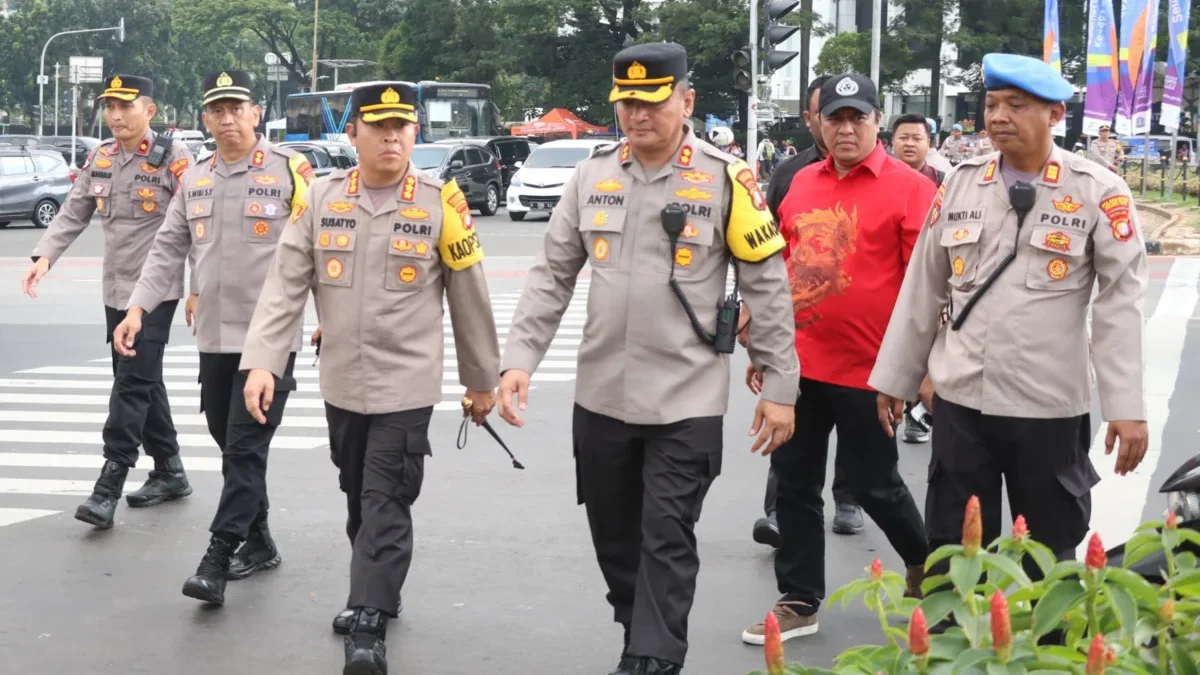 Pengamanan aksi unjuk rasa di kawasan Patung Kuda, Jakarta Pusat akan dilakukan hari ini (22/7).