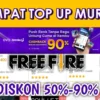 Top Up Free Fire Diskon 90% Pakai Pulsa Telkomsel, Indosat dan Dana Paling Murah 2024