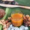 Jamu kunyit asam siap disajikan