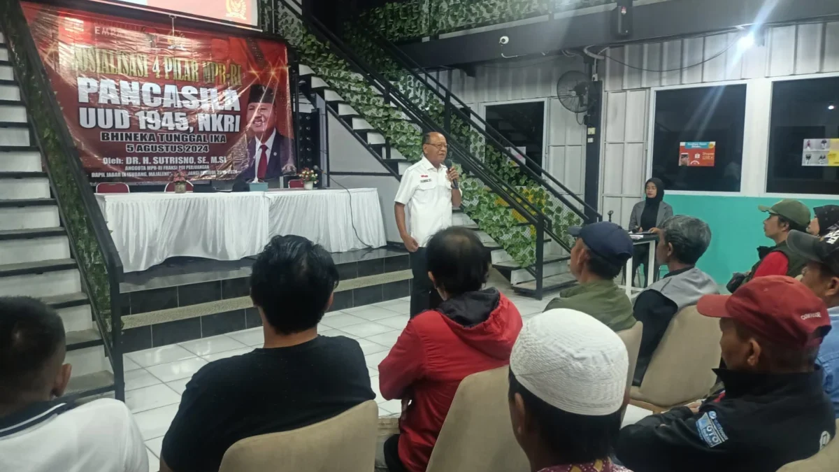 TERAKHIR: Anggota MPR RI Fraksi PDI Perjuangan dari Dapil Subang Majalengka Sumedang, DR H Sutrisno SE MSi saa