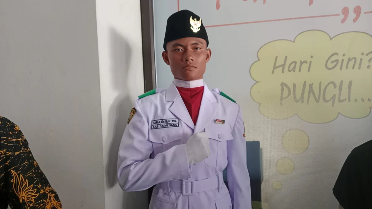 Paskibraka Daffa Adi Guntara Perwakilan SMAN 3 Jatinangor