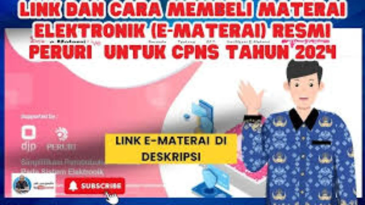 Cara Membeli Materai Elektronik untuk CPNS 2024