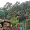 RIMBUN: Objek wisata alam Kampung Karuhun yang sejuk dan menyegarkan.