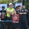 APRESIASI: Pj Bupati Sumedang Yudia Ramli saat berfoto dengan Komunitas Pecinta Rolling Stone saat kegiatan CF