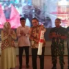 BUKA: Pj Bupati Sumedang Yudia Ramli saat membuka Launching Gerakan Solidaritas Kemanusiaan Kabupaten Sumedang