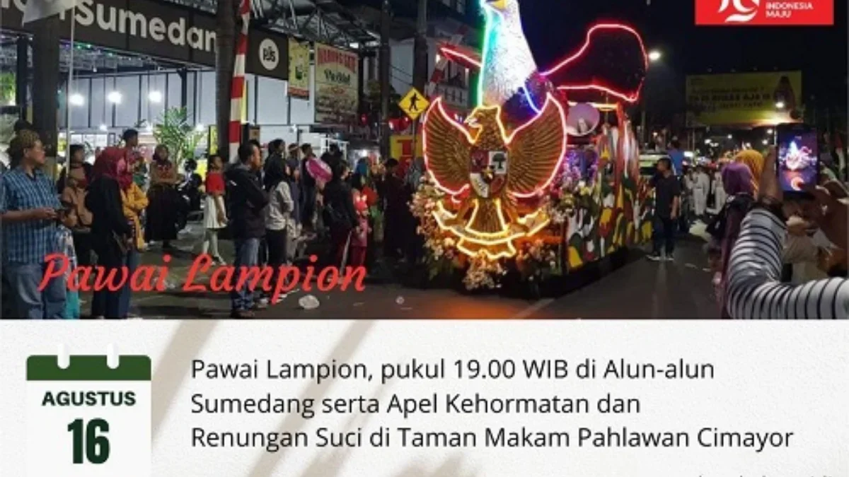 Jangan Lewatkan Pawai Lampion Meriah di Sumedang