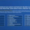 45 Peserta Lolos Tes Potensi Komisi Informasi Provinsi Jabar