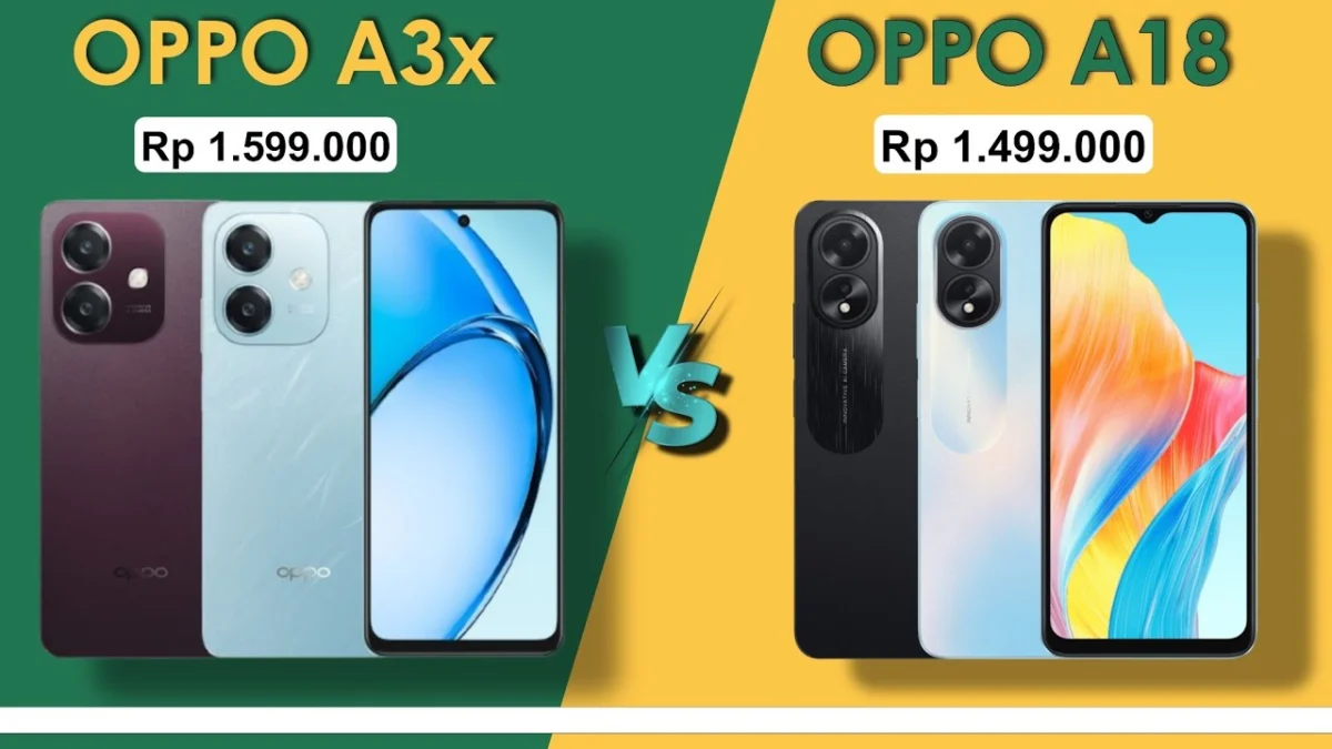 Oppo A18 dan Oppo A3x