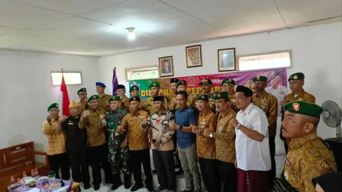 ANTUSIAS: Sejumlah Purnawirawan menghadiri HUT Pepabri ke 65 tahun 2024 di kantornya, Jumat (13/9).