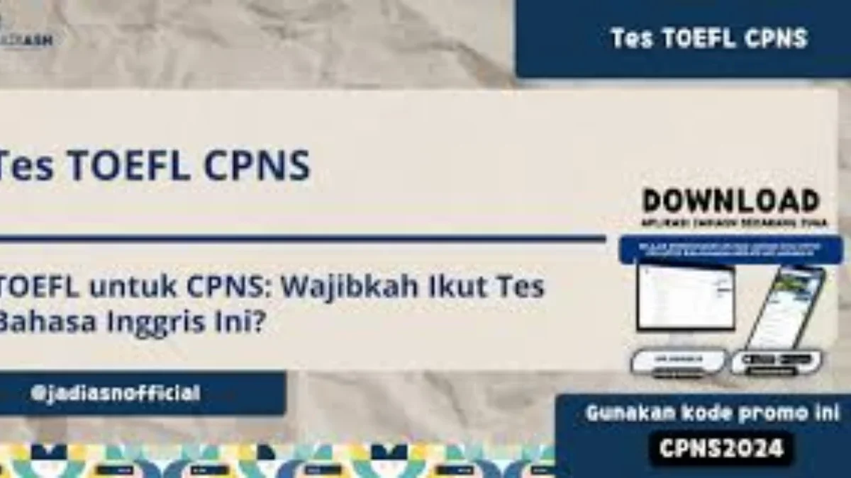 Daftar Intansi CPNS Tanpa Tes Bahasa Inggris