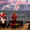 PAPARKAN: Direktur UPI Kampus Sumedang, Prof Dr. Yudha Munajat Saputra M.Ed., saat memberikan sambutan pada Ke