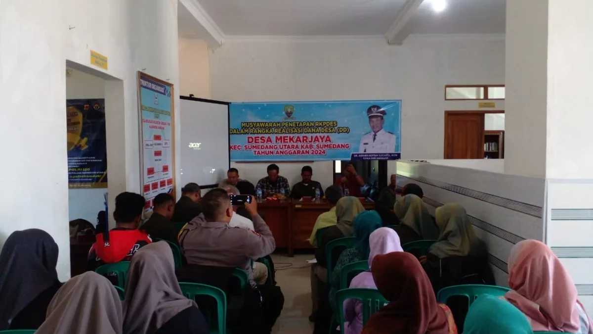 Desa Mekarjaya Gelar Musyawarah Penetapan RKPDes Tahun 2024