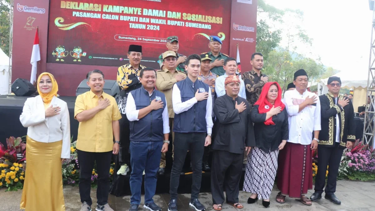 Cabup dan Cawabup Siap Wujudkan Pilkada Sumedang Aman dan Bermartabat