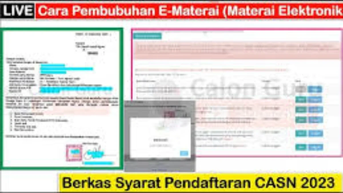 Penyebab E-Materai Eror saat Dibubuhi