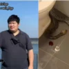 Viral, Buah Zakar Digigit Ular Ketika BAB di Toilet