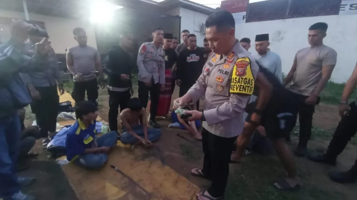 Belasan Pelajar di Sumedang Dibekuk Polisi Gegara Terlibat Tawuran