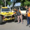 SIAPKAN: Sejumlah peserta Offroader saat mengikuti kegiatan Ulin Bareung 3 Soldadu di Desa Padasari, Kecamatan