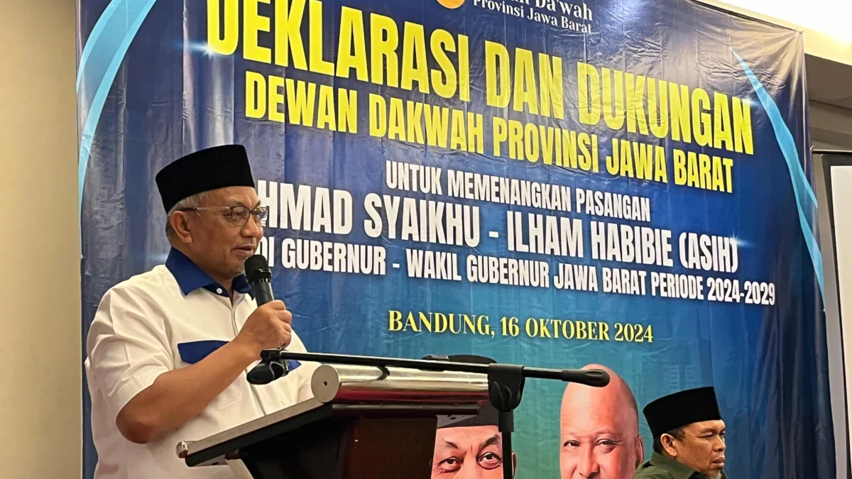 Punya Visi Misi Jelas Majukan Jabar, DDII Deklarasi Dukung Pasangan ASIH