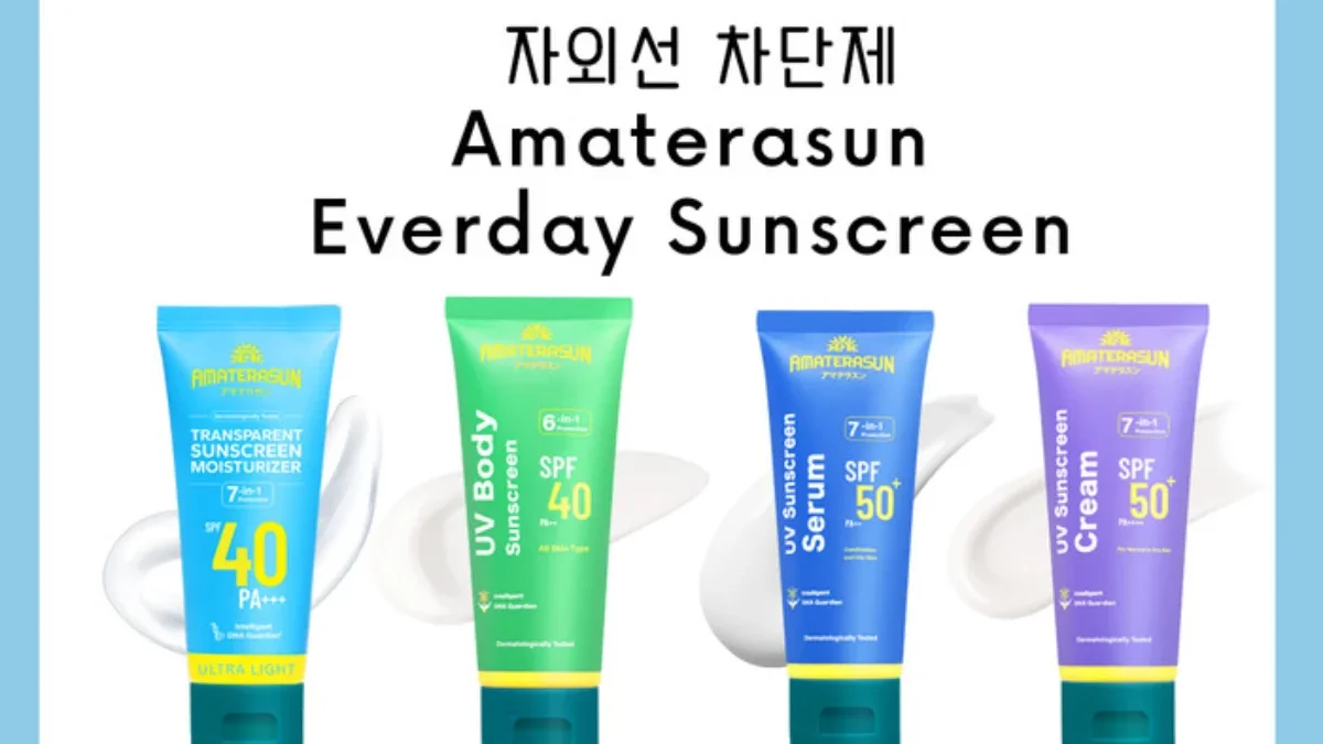 Rekomendasi 4 Varian Face Sunscreen Amaterasun yang Wajib Kamu Coba