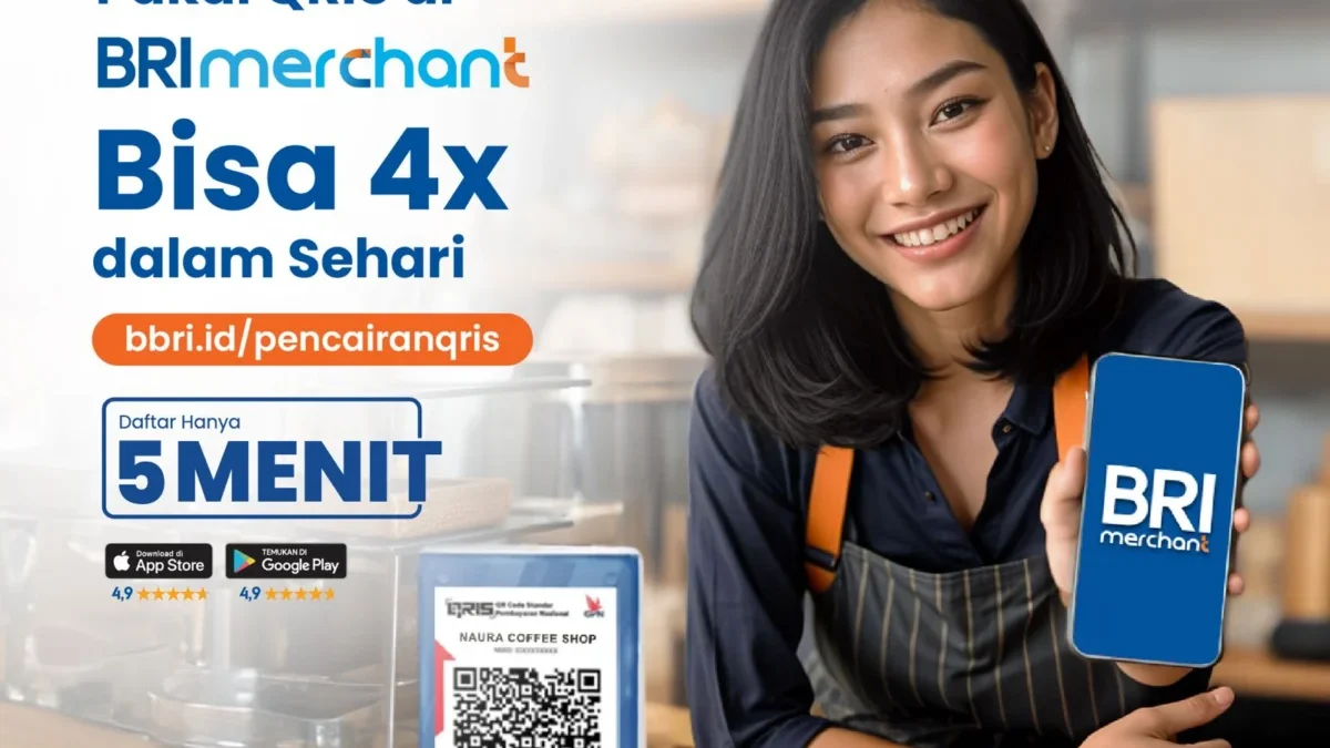 Pengusaha Dimudahkan Dengan Dana Cair Hingga4 Kali Sehari di BRIMerchant