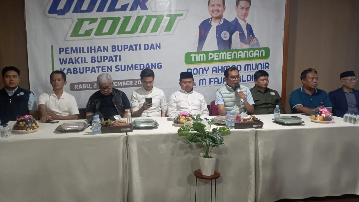 Dony-Fajar Unggul dalam Quick Count Pilkada Sumedang 2024