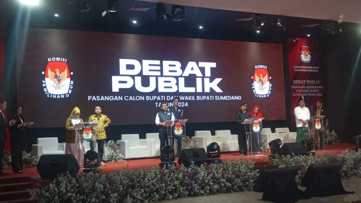 Debat Pilkgda Calon Bupati dan Wakil Bupati Sumedanv