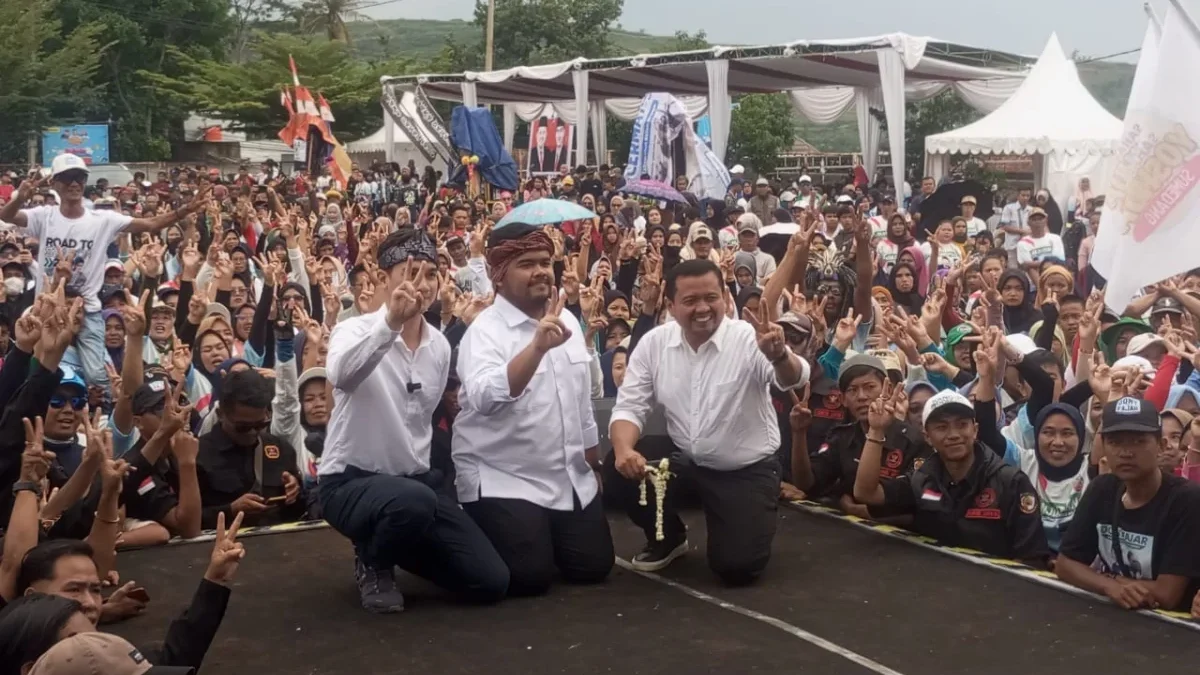 Hari Terakhir Kampanye, Dony-Fajar Bertandang ke Cimanggung