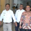 KOMITMEN: Pj Bupati Sumedang Yudia Ramli saat penerimaan kunjungan Wakil Menteri Lingkungan Hidup RI Diaz Hend