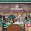 JAGA INTEGRITAS: Dandim 0610/Sumedang Letkol Kav Christian Gordon Rambu, saat memberikan materi penyuluhan huk