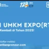 BRI UMKM Expo(RT) 2025, Ajang Digitalisasi dan Ekspansi Pasar Global UMKM, Buruan Daftar !!!