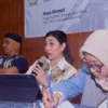 KOMITMEN: Anggota DPRD Provinsi Jawa Barat Daerah Pemilihan (Dapil) II Kabupaten Bandung, Nisya Ahmad saat men