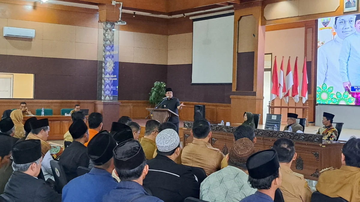 LATIH: Sejumlah ustadz-ustadzah pondok pesantren saat mengikuti ToT di PPS, baru-baru ini.