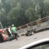 Kecelakaan di Jalan Cadas Pangeran Viral di Media Sosial, Video Korban Tergeletak Hebohkan Warganet