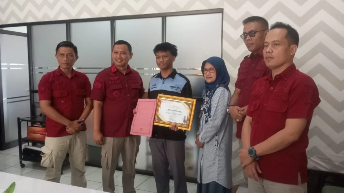 Ikut Gagalkan Napi Kabur, Siswa SMKN 1 Dapat Penghargaan