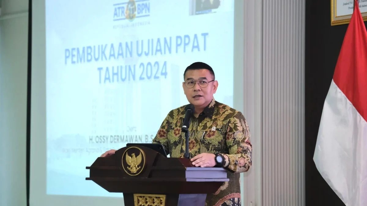 Buka Ujian PPAT 2024, Wamen Berharap PPAT Dukung Layanan Pertanahan Adil dan Berkesinambungan