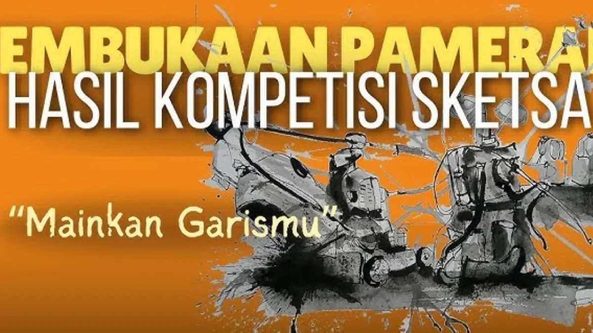 Kompetisi Sketsa Berajuk \"Mainkan Garismu\" Penyaluran bagi Para Seniman Seni Rupa