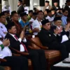 INTEGRITAS: Pj Bupati Sumedang Yudia Ramli saat menghadiri Hari Amal Bakti (HAB) Kementerian Agama ke-79 di Is