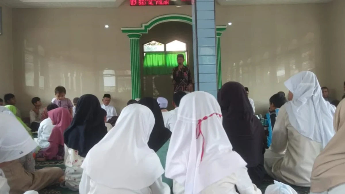 Desa Tanjung Mekar Gelar Peringatan Isra Mikraj di Masjid Al-Falah