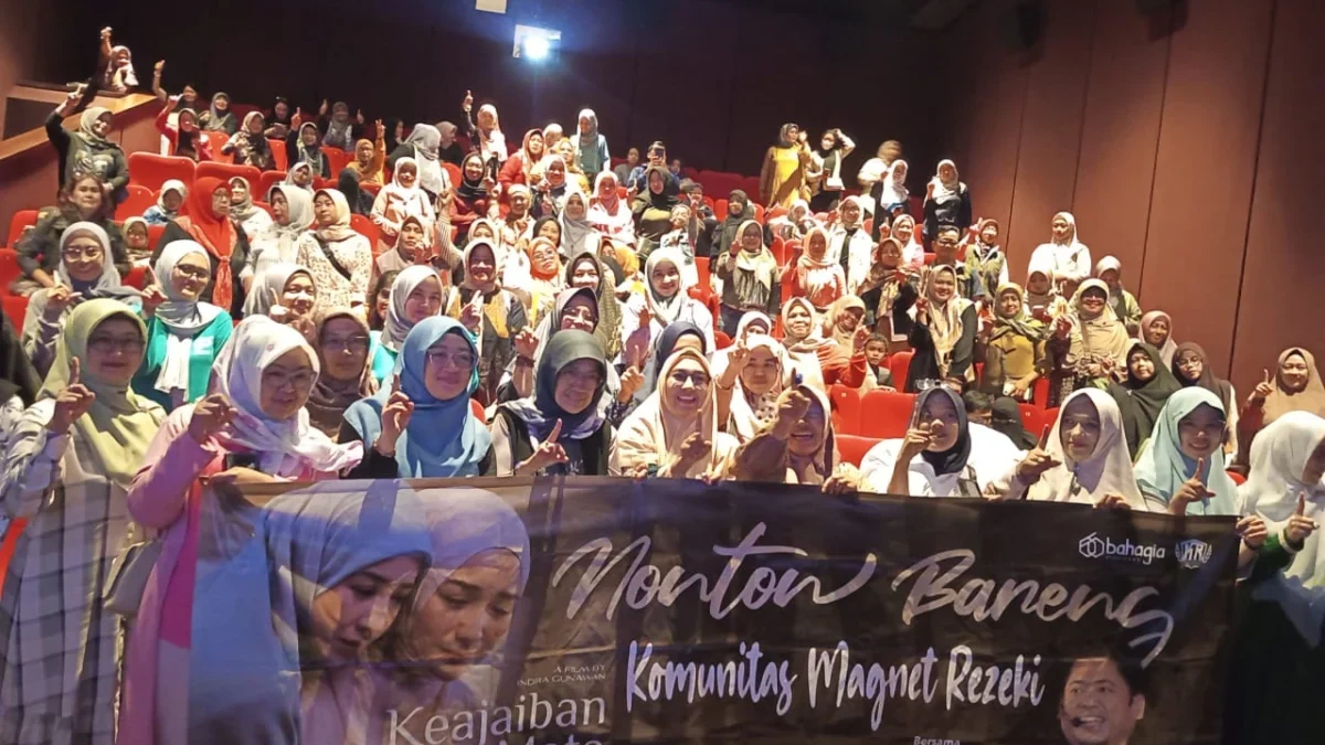 Komunitas Magnet Rezeki Gelar Nobar Film Keajaiban Air Mata Wanita di Sumedang