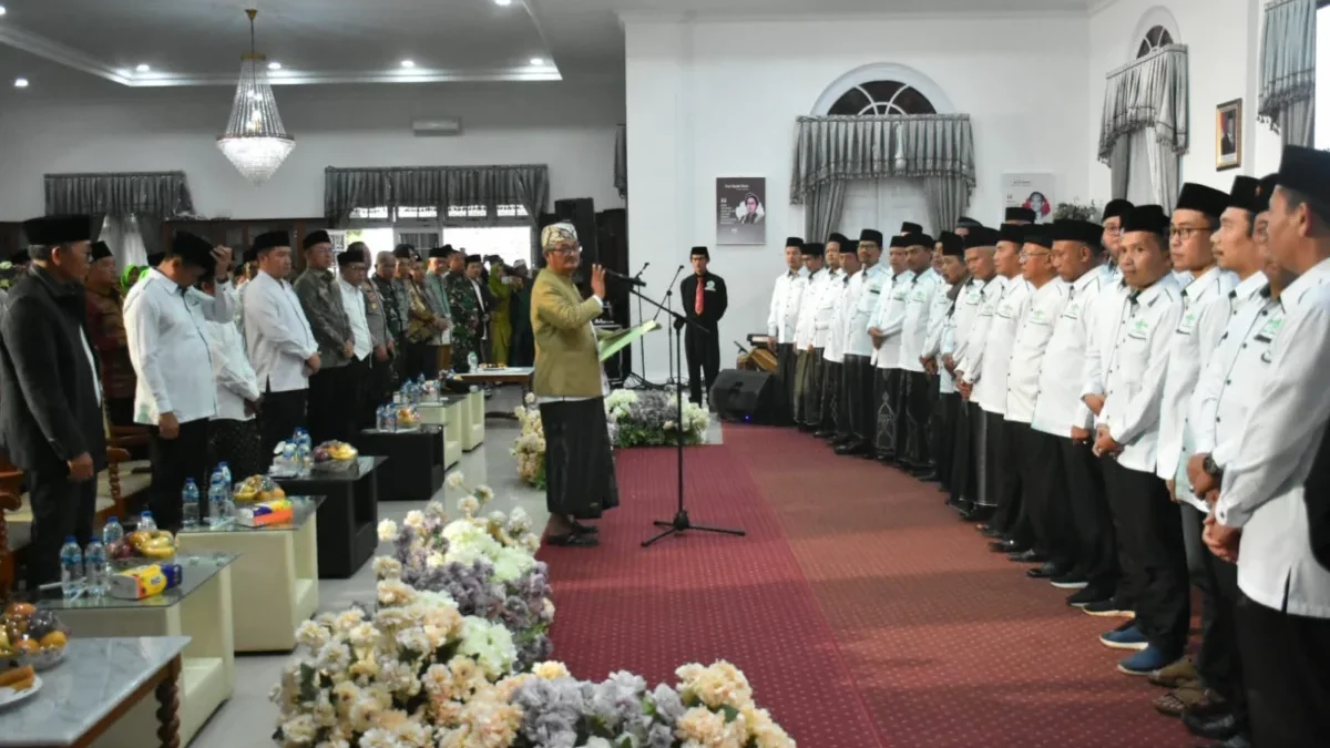 TETAPKAN: Sejumlah Pengurus Cabang Nahdlatul Ulama (PCNU) Kabupaten Sumedang masa khidmat 2024-2029 saat dilan