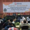 KHUSU: Para peserta rapat evaluasi penanganan pelanggaran pada Pemilihan serentak 2024 saat mengikuti rapat di