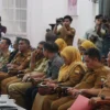 ATUR STRATEGI: Pemkab Sumedang bersama Forkopimda saat Rakor stabilitas harga bahan pokok dan ketahanan pangan