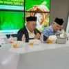 TENTUKAN: Baznas Kabupaten Sumedang menggelar Rapat Pleno penentuan besaran pembayaran zakat fitrah dan fidyah