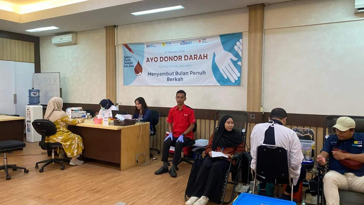 PLN Icon Plus SBU Regional Jawa Barat Gelar Aksi Donor Darah, Wujud Kepedulian Kemanusiaan