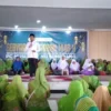 HARLAH: Bupati Sumedang Dony Ahmad Munir saat menghadiri Gebyar Ramadan PC Muslimat NU di Islamic Center Sumed