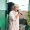 SELENGGARAKAN: Kepala SMPN 9 Sumedang, Jatnika Pria Utama, M.Pd., saat membuka kegiatan Bina Ramadan di sekola